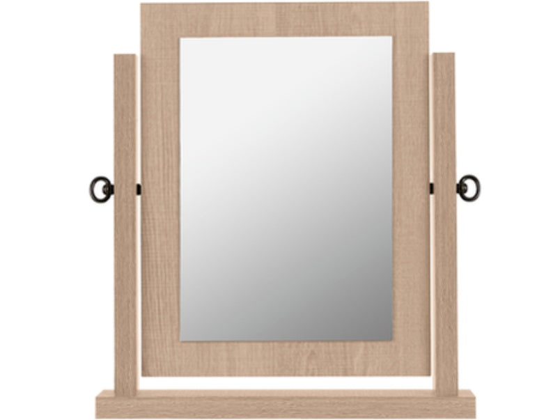 Lisbon Dressing Table Mirror Light Oak Effect Veneer