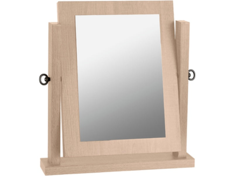 Lisbon Dressing Table Mirror Light Oak Effect Veneer