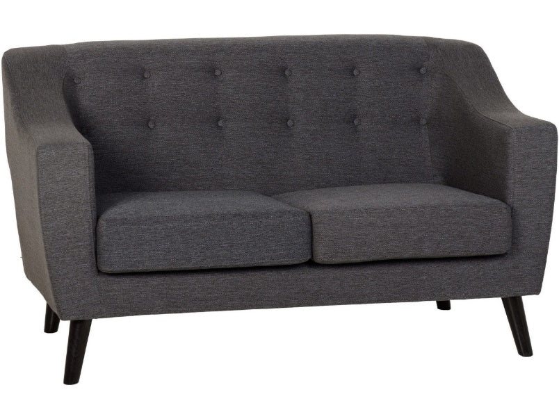 Ashley 2 Seater Sofa Dark Grey Fabric
