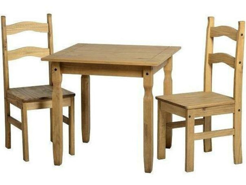 Rio Dining Set Distressed Waxed Pine
