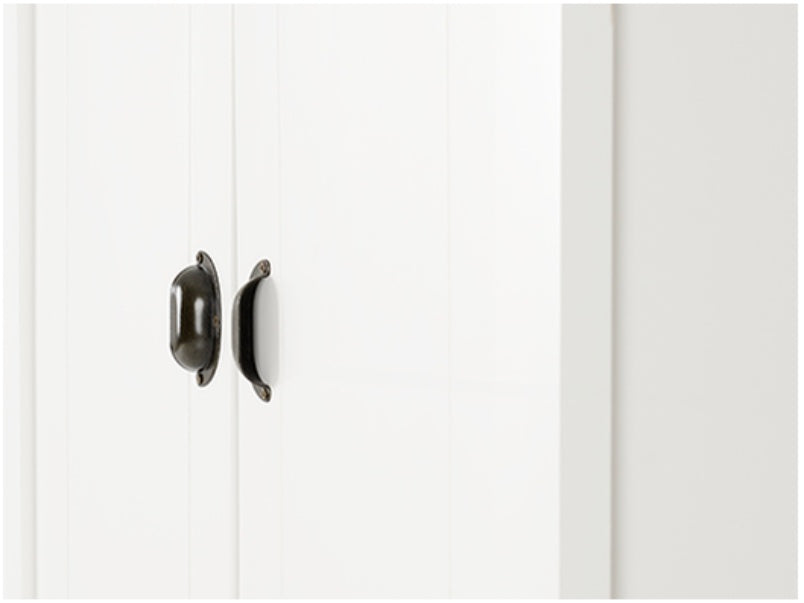 Ludlow 2 Door Wardrobe White/Oak Effect