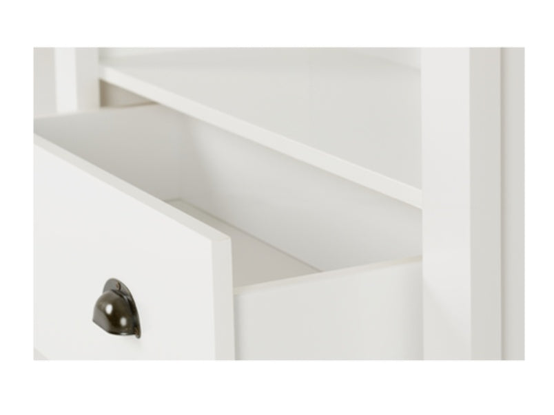 Ludlow Bookcase White/Oak Effect