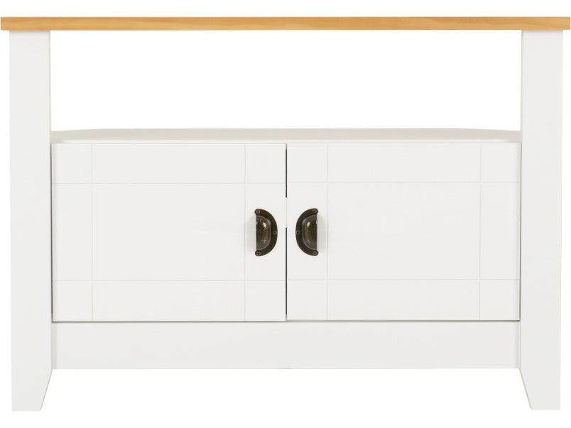 Ludlow Tv Unit White/Oak Effect