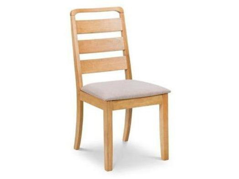 Lars Dining Chair- Light Oak Finish (Pack of 2)