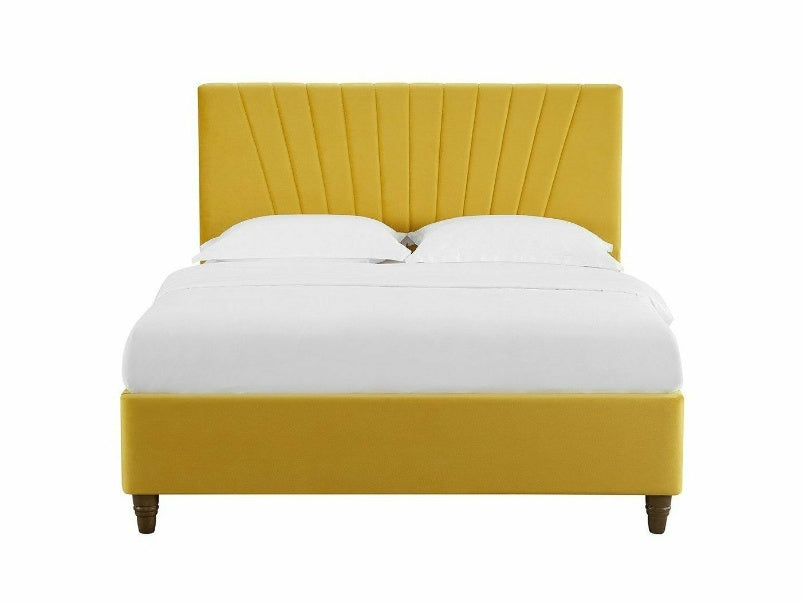 Lexie Velvet Double Bed