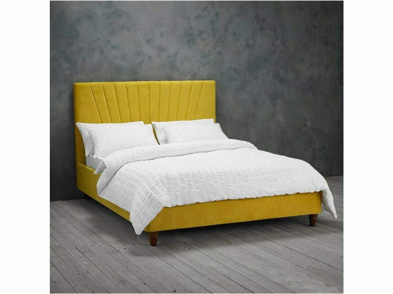 Lexie Velvet Double Bed