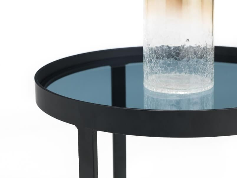 Loft Lamp Table Smoked Glass