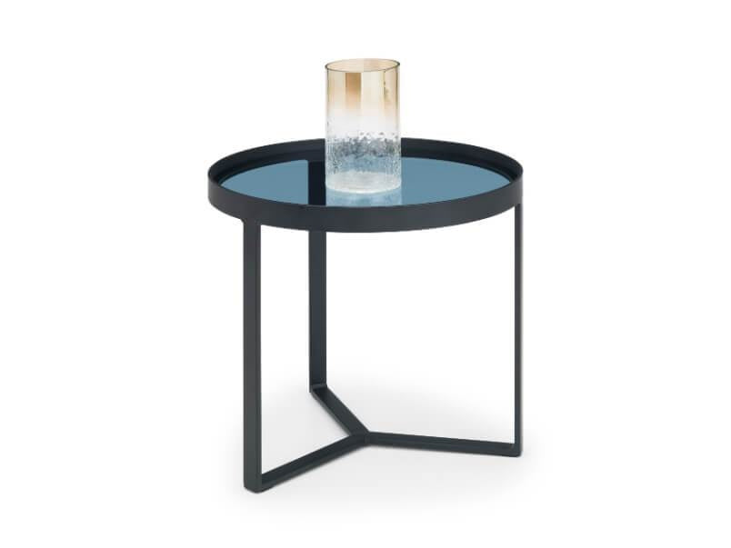 Loft Lamp Table Smoked Glass