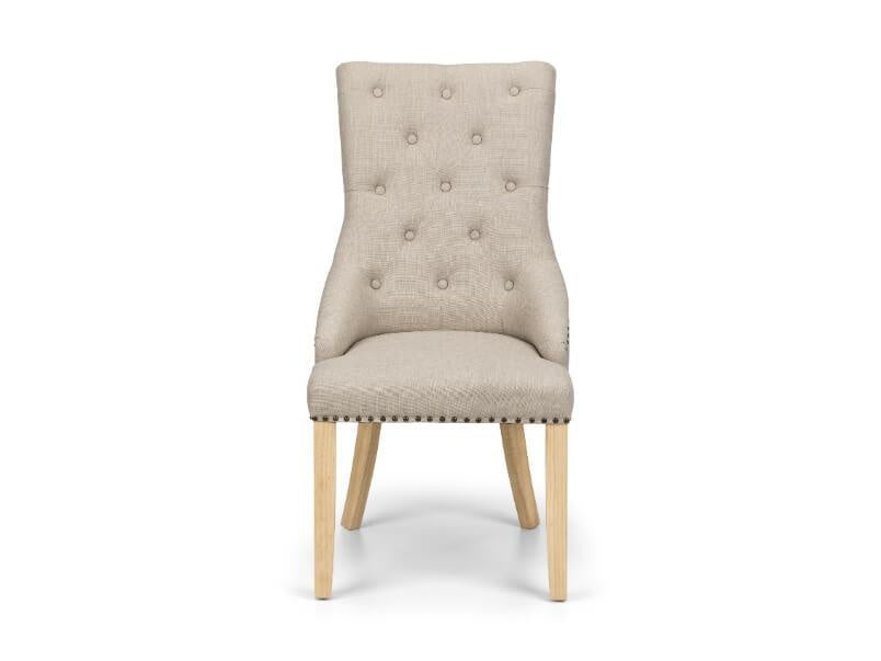 Loire Button Back Chair Oatmeal