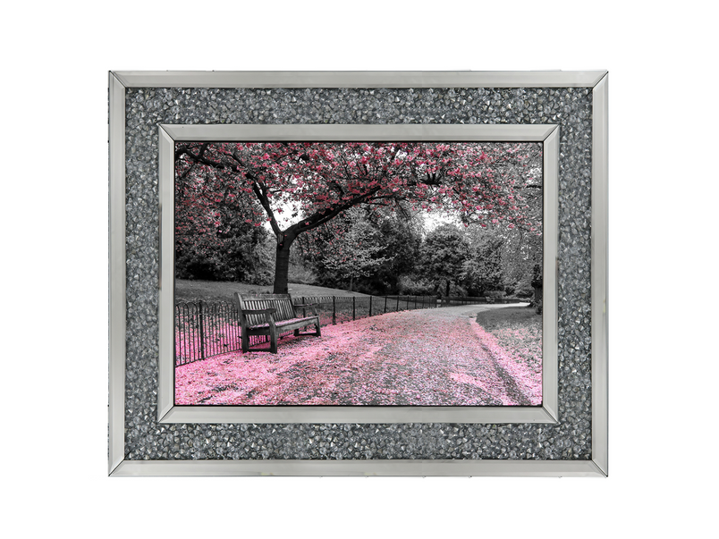 Park bench Pink