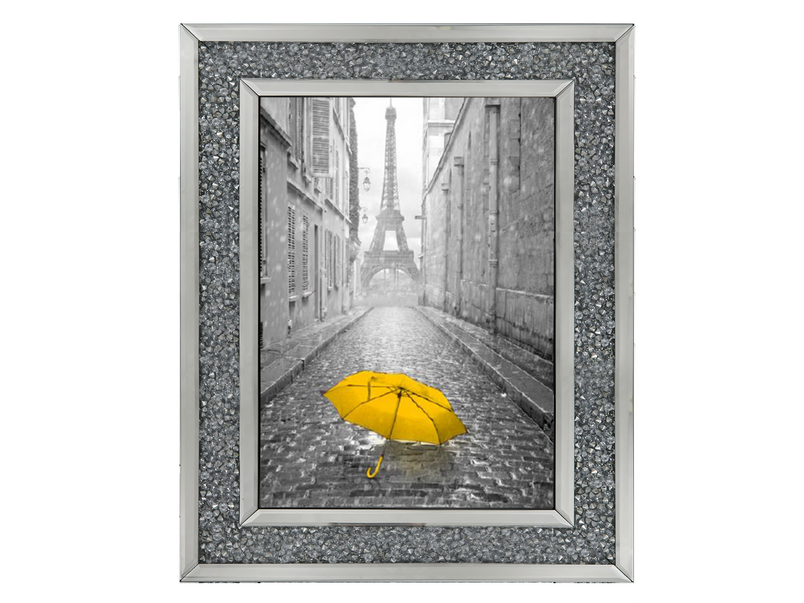 Lone yellow Umbrella Paris