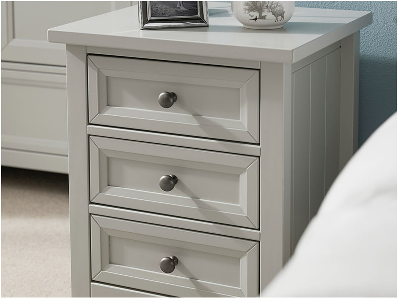 Madison 3 Drawer Bedside