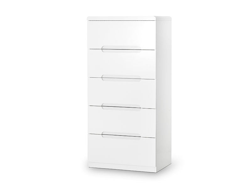 Madrid 5 Drawer Narrow Chest