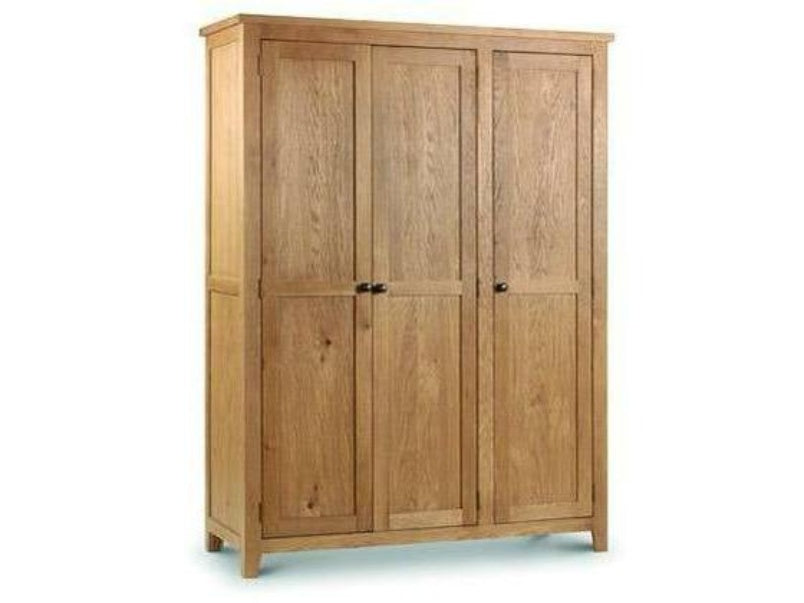 Marlborough Waxed Oak 3 Door Wardrobe