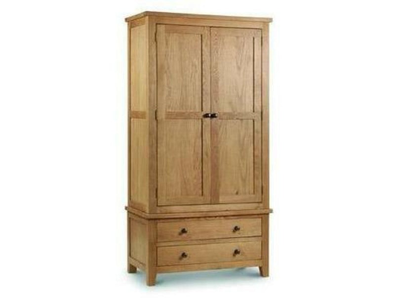 Marlborough Waxed Oak Combination Wardrobe