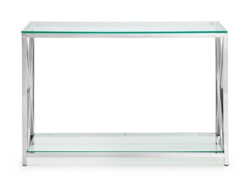 Miami Glass Console Table