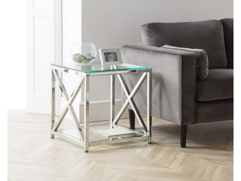 Miami Glass Lamp Table