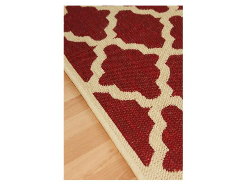 Moda Flatweave Trellis Red Runner