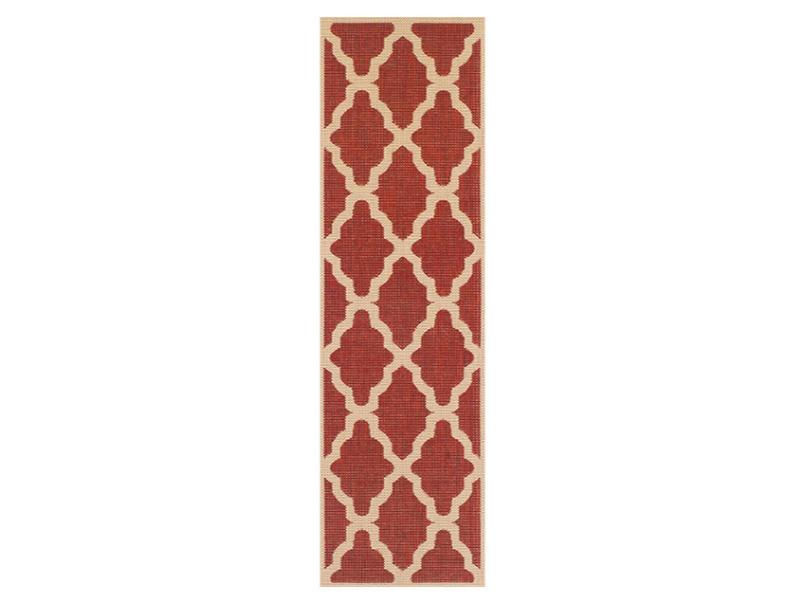 Moda Flatweave Trellis Red Runner