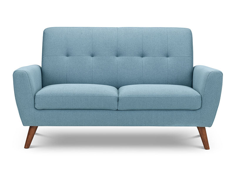 Maximi Compact Retro 2 Seater Fabric Sofa