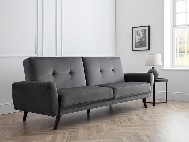 Maximi Sofabed Dark Grey Velvet