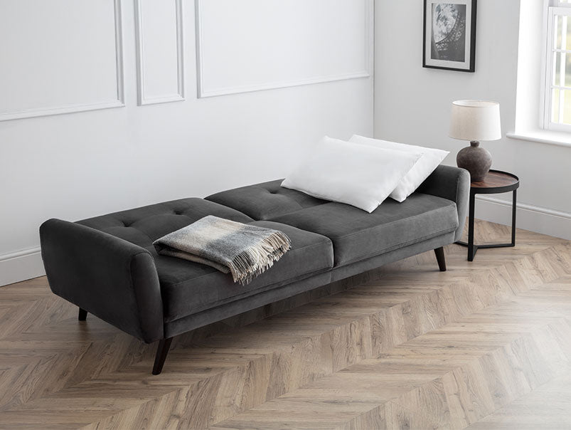 Maximi Sofabed Dark Grey Velvet