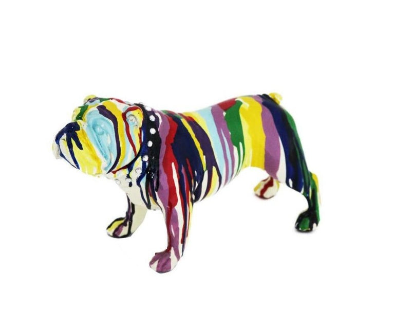 12" Multicoloured Bull dog