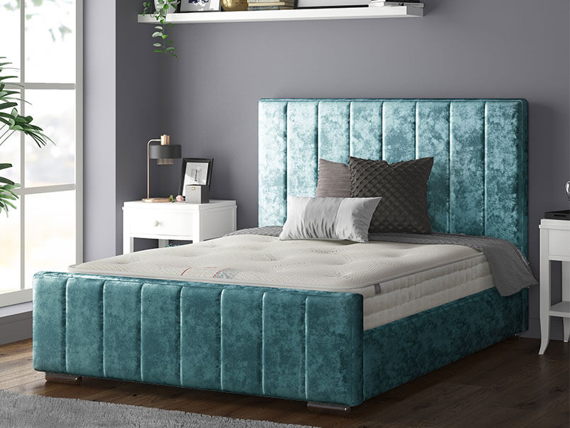 Nala Bed Crush Velvet Aqua