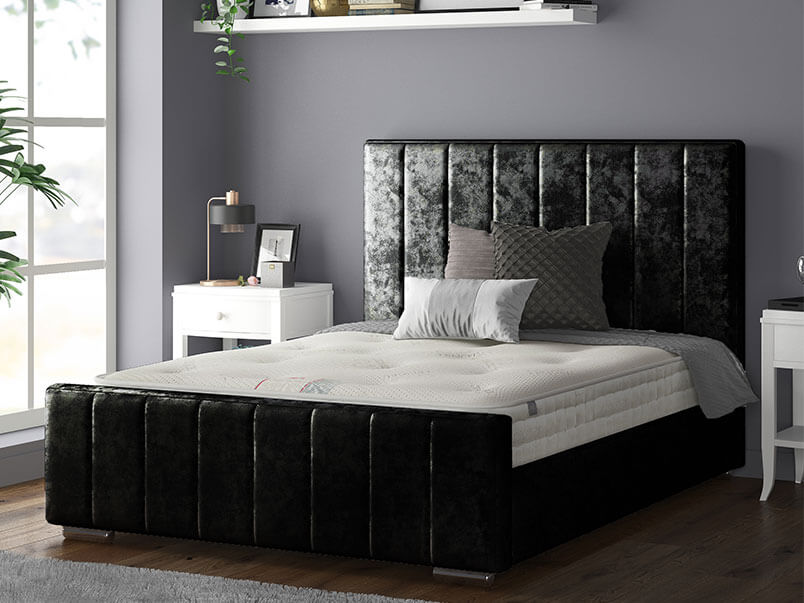 Nala Bed Crush Velvet Black