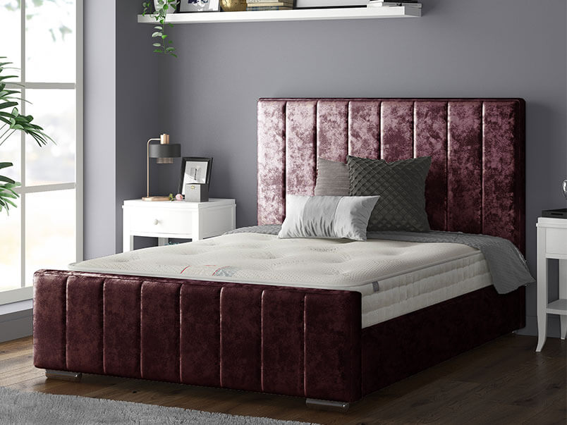 Nala Bed Crush Velvet Mulberry