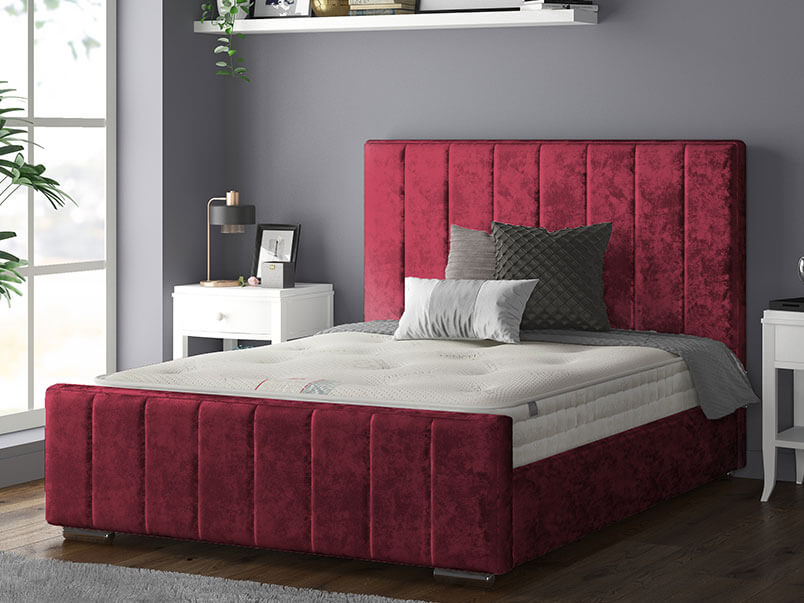 Nala Bed Crush Velvet Red