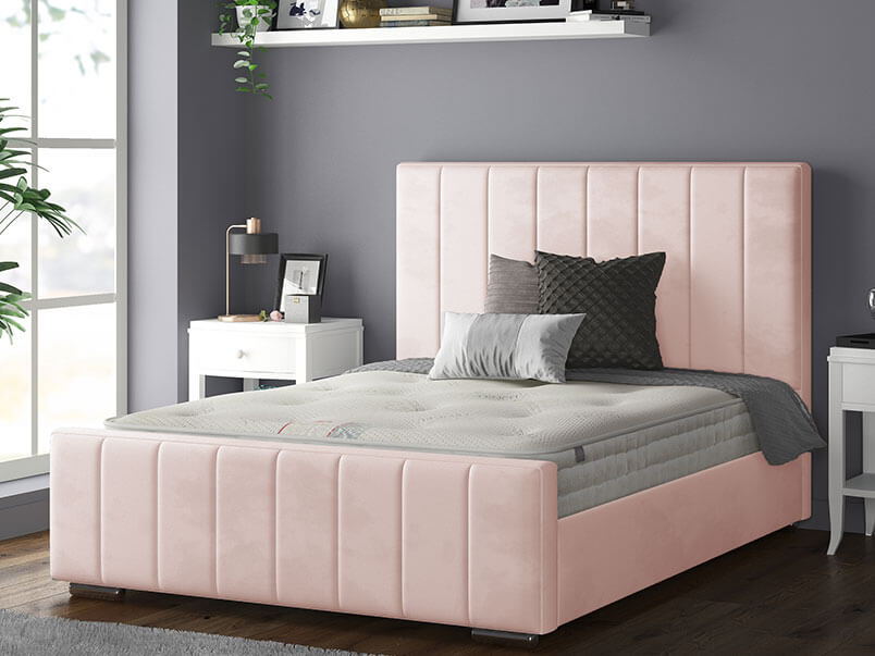 Nala Bed Plush Velvet Pink