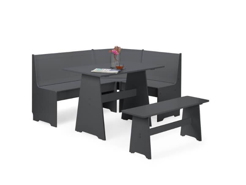 Newport Corner Dining Set With Storage Bench