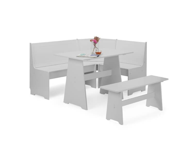 Newport Corner Dining Set With Storage Bench