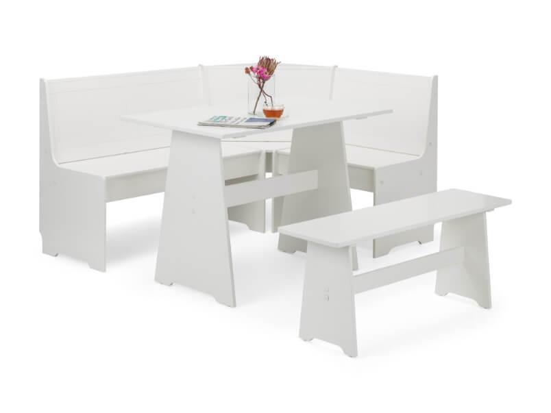 Newport Corner Dining Set With Storage Bench