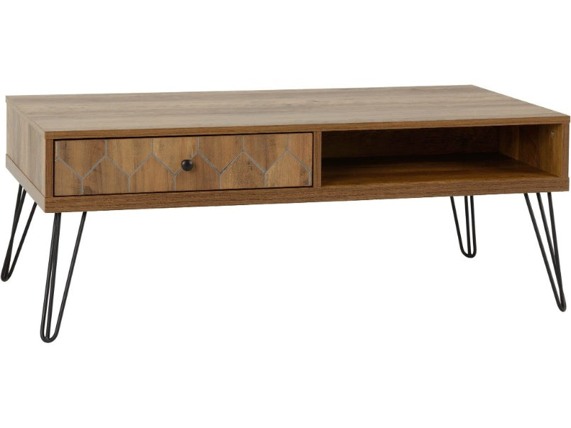 Ottawa 1 Drawer Coffee Table Medium Oak Effect