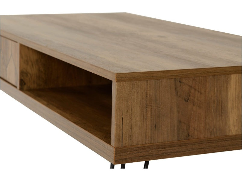 Ottawa 1 Drawer Coffee Table Medium Oak Effect