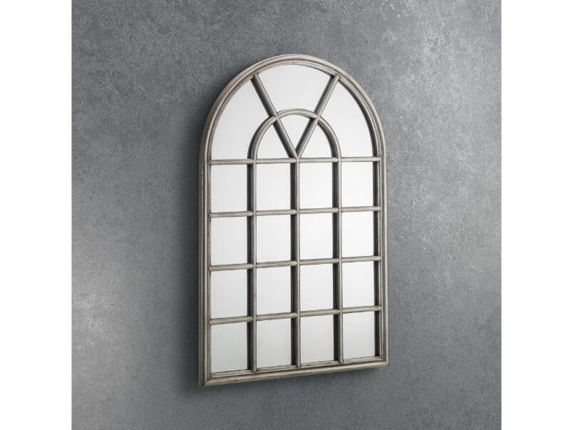 Opus Pewter Window Mirror Pewter