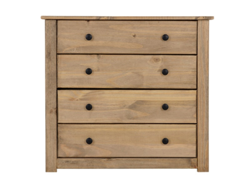 Panama 4 Drawer Chest Natural Wax