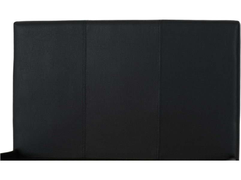 Prado 3ft Bed Black Faux Leather