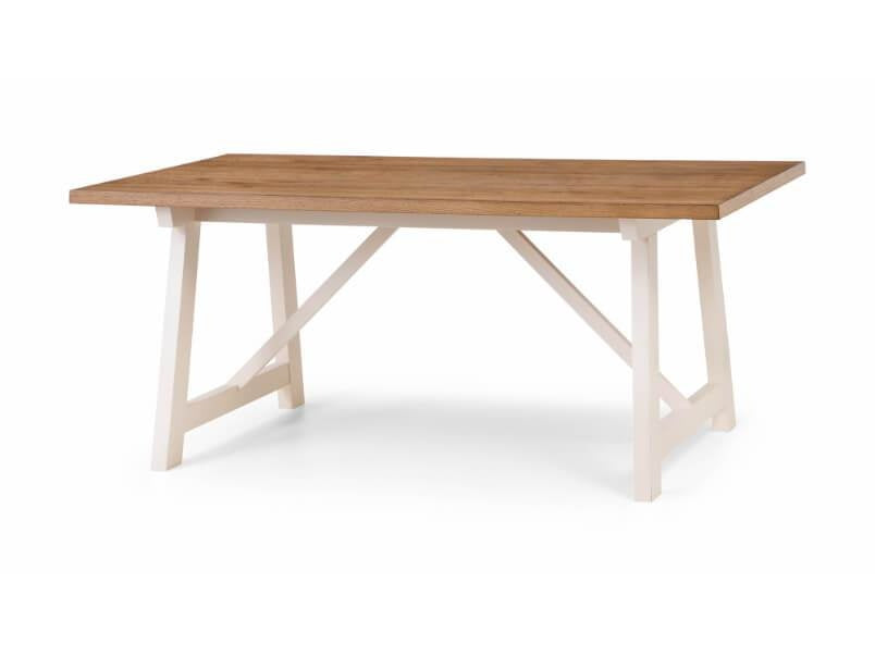 Pembroke Dining Table Oak Vaneer Ivory