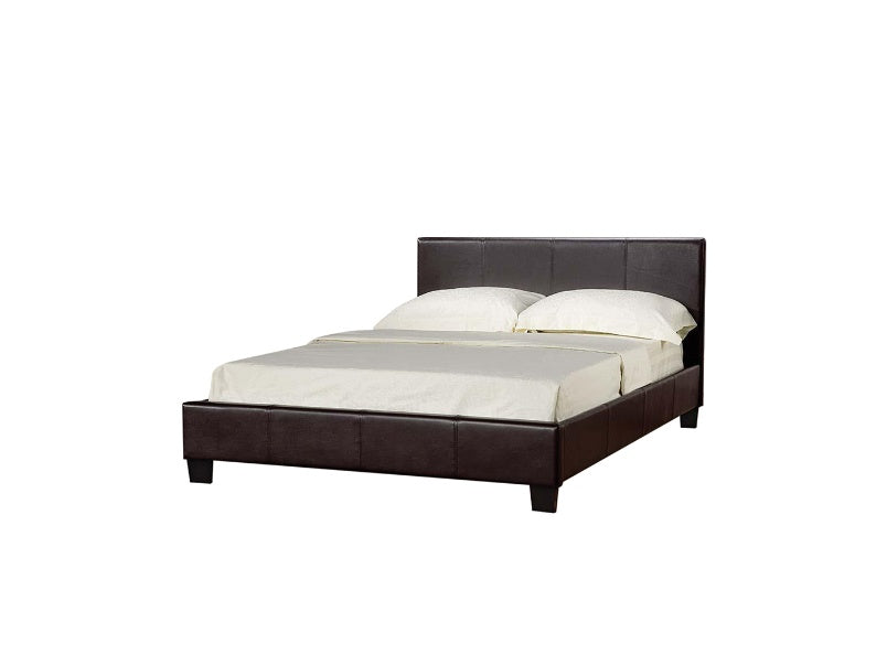 Blanco 4.6 Double Faux Leather Bed