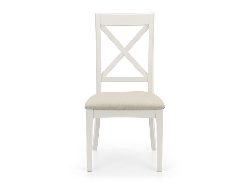 Provence Dining Chair Grey with Ivory (Set of 2)