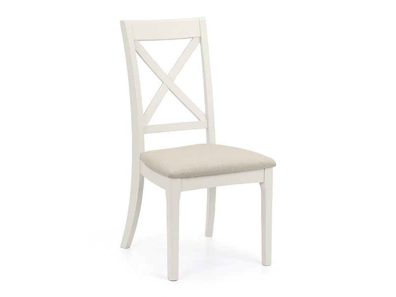Provence Dining Chair Grey with Ivory (Set of 2)