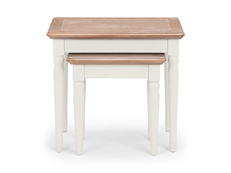 Provence Nest of Tables Limed Oak/Grey