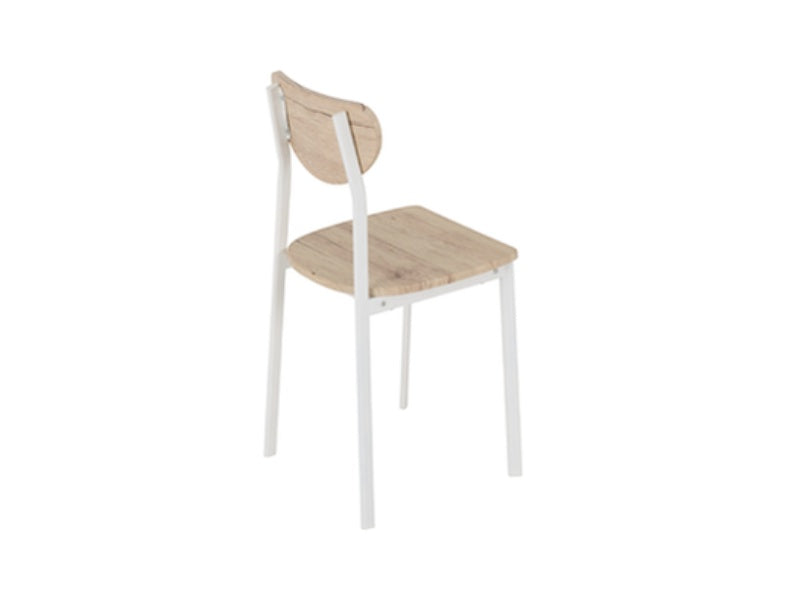 Riley White/Light Oak Dining Chair (Set of 2)