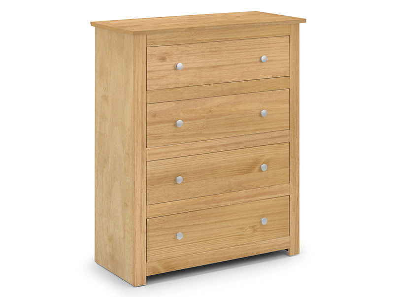 Radiance 4 Drawer Chest Waxed Pine