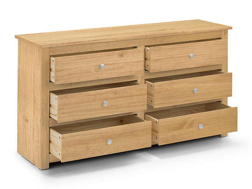 Radiance 6 Drawer Chest Waxed Pine