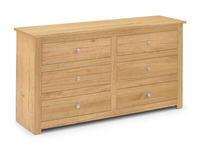 Radiance 6 Drawer Chest Waxed Pine