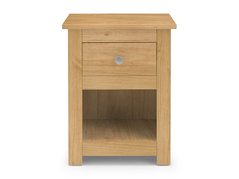 Radiance 1 Drawer Bedside Waxed Pine